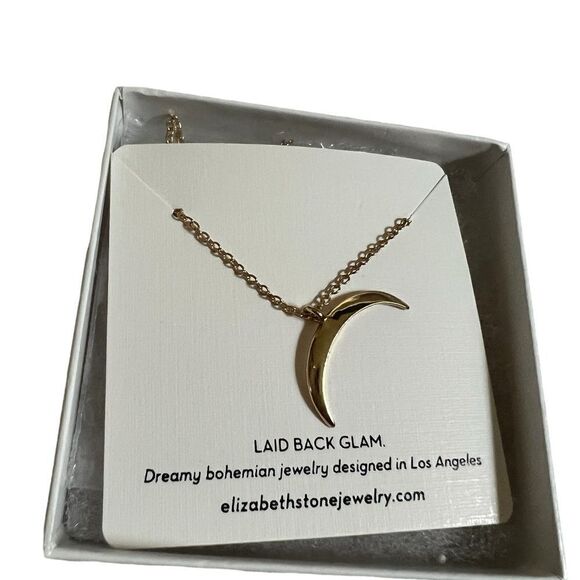 Half moon adjustable necklace - Picture 3 of 5